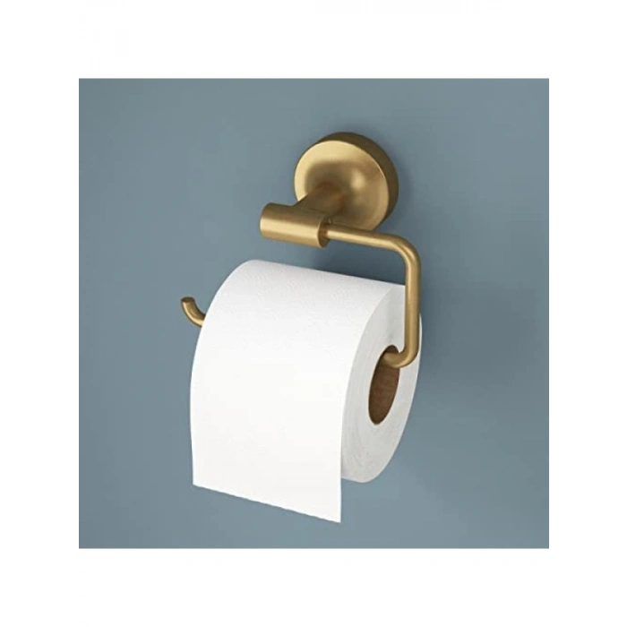 Boyalı Fırçalanmış Pirinç Tuvalet Kağıdı Tutucu