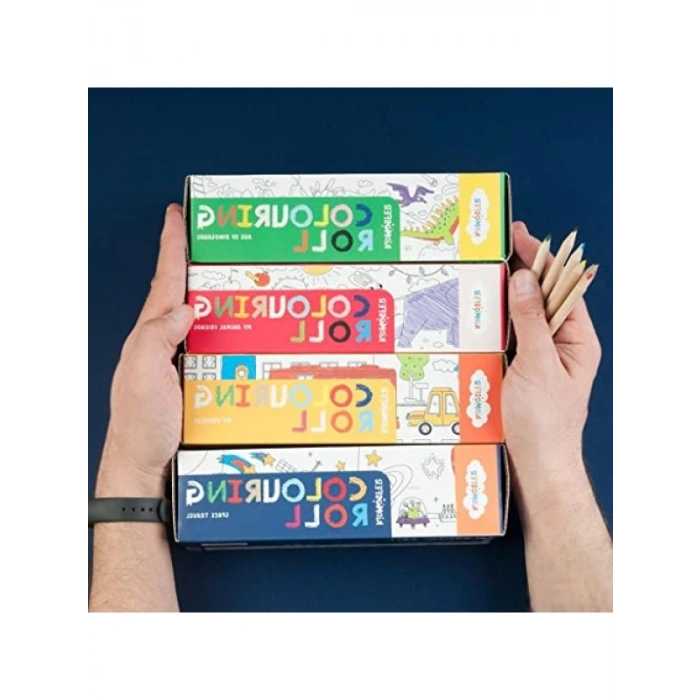 Boyama Rulosu - Araç Temalı Eğlenceli Aktivite