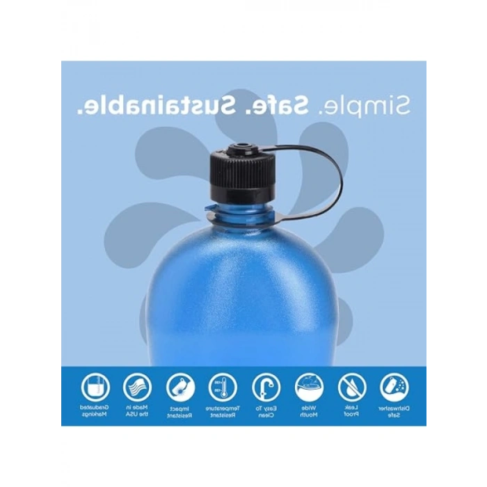 BPA İçermeyen 1 Litre Kapasiteli İçecek Şişesi