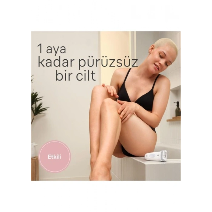 Braun Silk-Épil 7 7-441 Epilatör Islak Kuru Kullanım Kablosuz Şarjlı Yıkanabilir Başlık