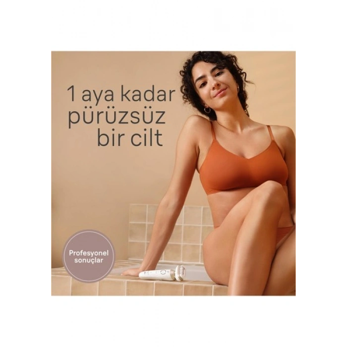 Braun Silk-Épil 9 Flex 9-030 3D Epilatör - Islak ve Kuru Kullanım, 40 Cımbız, Kablosuz, Aydınlatmalı, Şarj Edilebilir