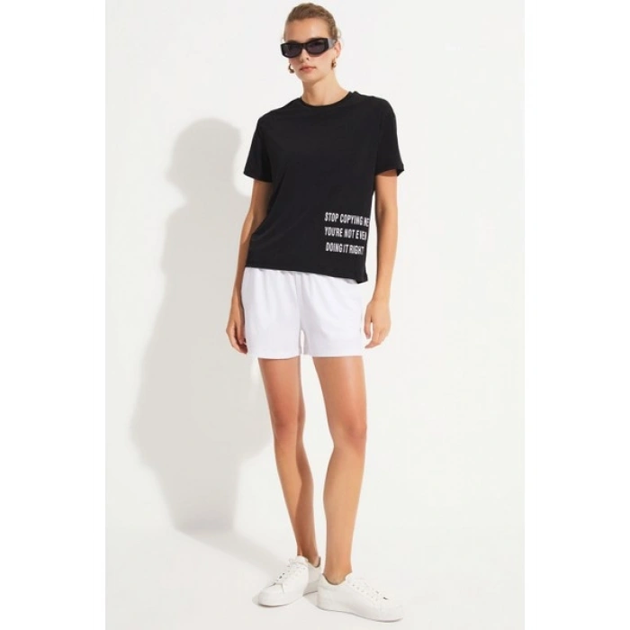 Brav BRV-004 Siyah Kadın Tshirt