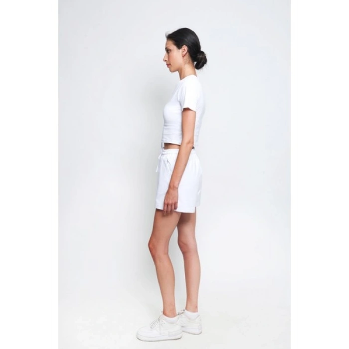 Brav BRV-015 Beyaz Kadın Tshirt