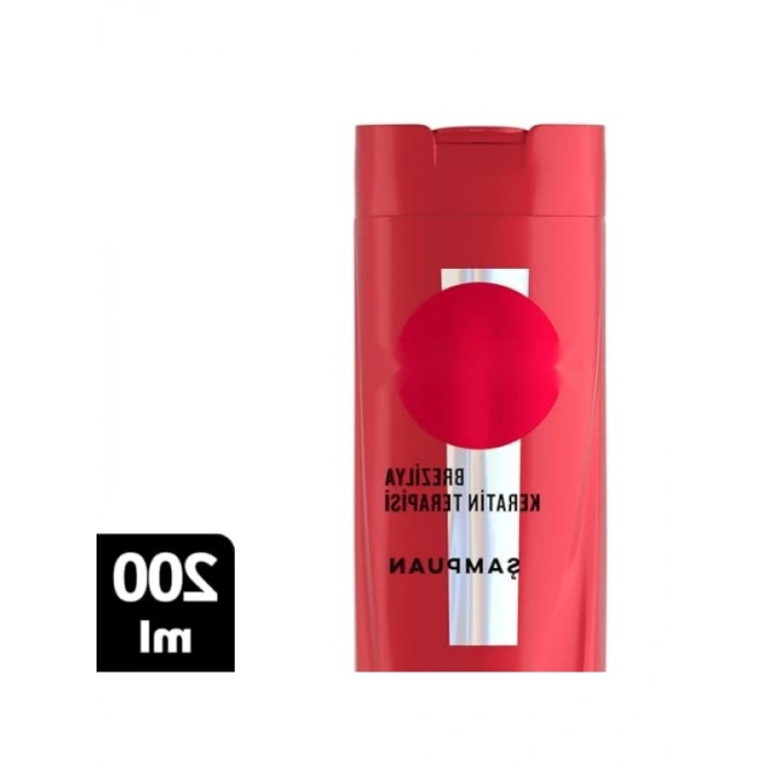 Brezilya Keratin Terapisi ile Saç Bakım Şampuanı - 200 ml