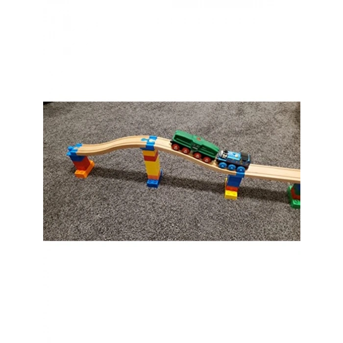 Brio Uyumlu Ahşap Tren Rayı Adaptör Seti, 5 Parça