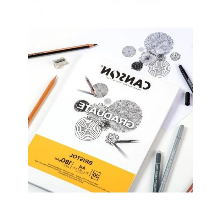 Bristol Block Defter - A5 Boyutunda 20 Yaprak Kaliteli Kağıt