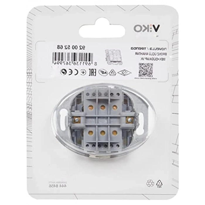 Bronz Mekanizma ve Düğme Kapak - Üçlü Anahtar