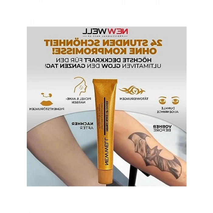 Bronz Renkli Kapatıcı Fondöten, Dermatik Özellikte