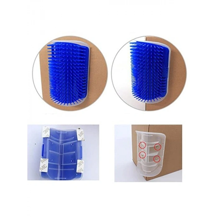 BUFFER® Cat It Pratik Kedi Tüyü Kaşıma Ve Tarama Aparatı Duvara Monte Kaşıma Aleti