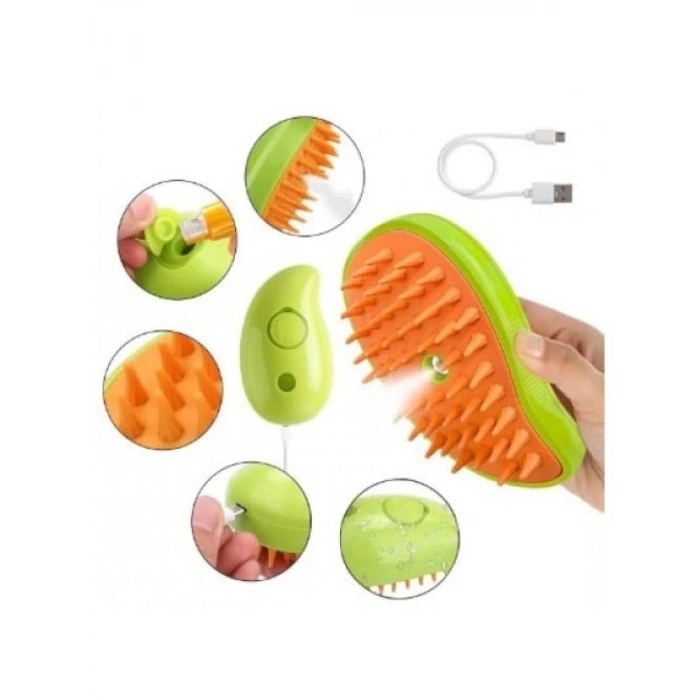 Buharlı Yıkama Fırçası, Yumuşak Silikon Uçlu