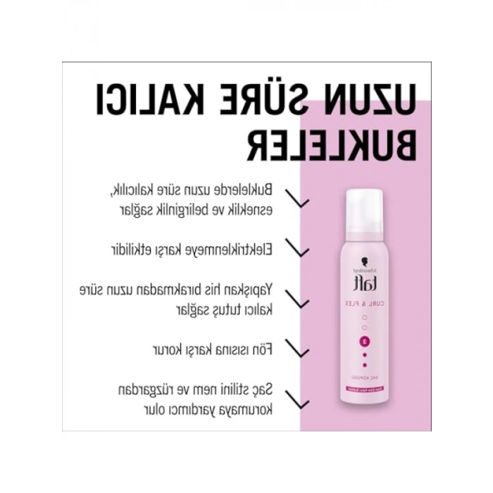 Bukle Şekillendirme Saç Köpüğü, 150 ml