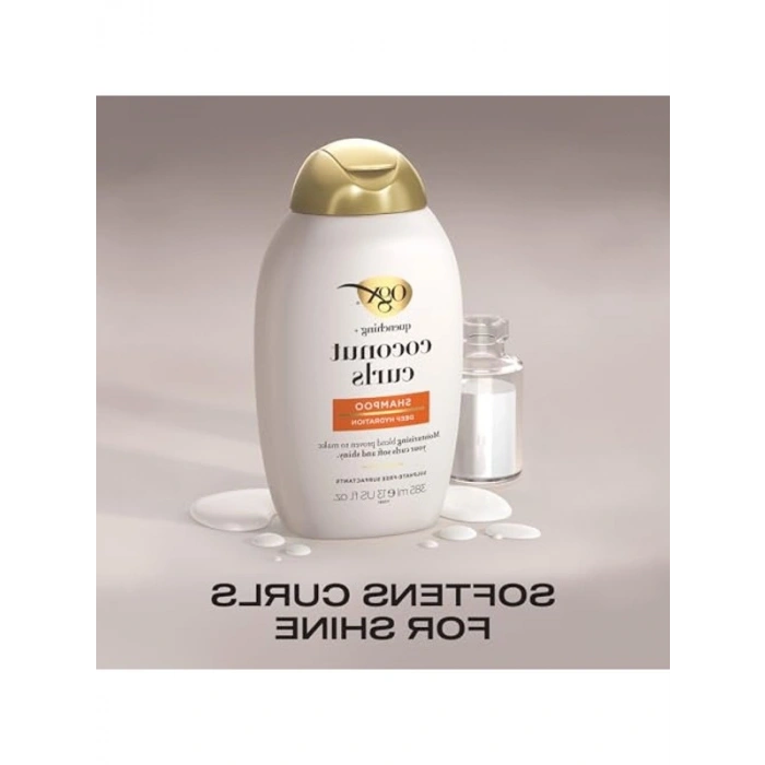 Bukleli Saçlar İçin Nemlendirici Şampuan 385 ml Hindistancevizi
