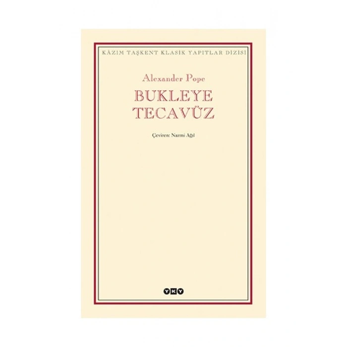Bukleye Tecavüz - Alexander Pope