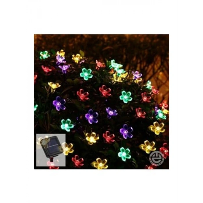 Butik Güneş Enerjili Çiçekli RGB Dekorasyon Lambası