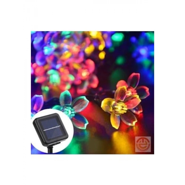 Butik Güneş Enerjili Çiçekli RGB Dekorasyon Lambası