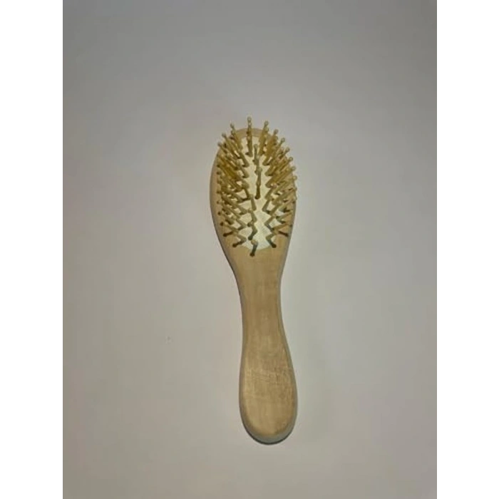 Büyük Boy Ahşap Bambu Saç Tarağı