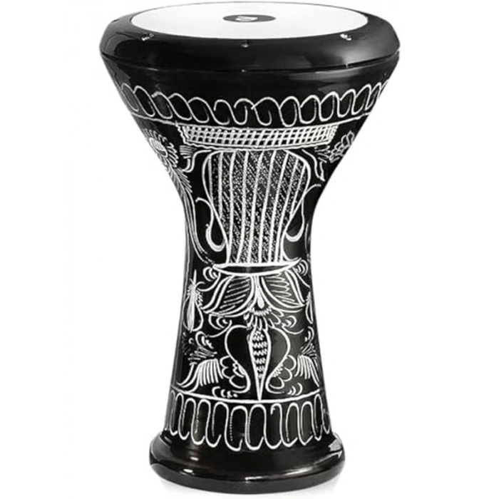 Büyük boy el işçiliği siyah darbuka, 5 numara