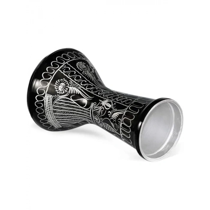 Büyük boy el işçiliği siyah darbuka, 5 numara