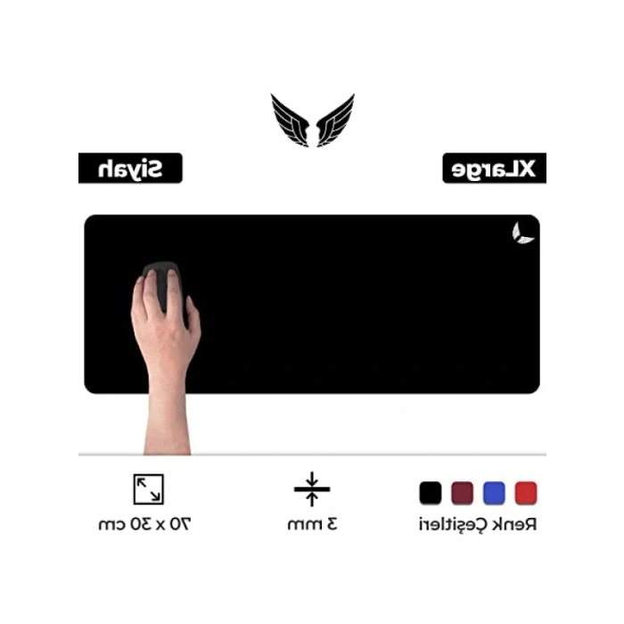Büyük Boy Gaming Mouse Pad, Kaymaz Taban, Ofis Tipi