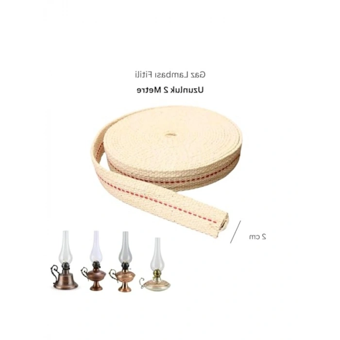 Büyük Boy Gaz Lambası Fitili, 2 Metre