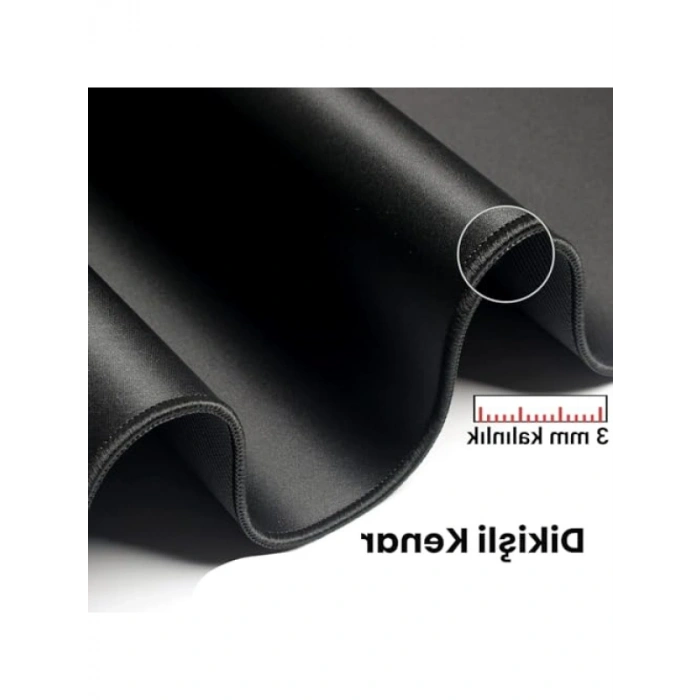 Büyük Boy Kaymaz Tabanlı Siyah Mouse Pad - 70x30 cm