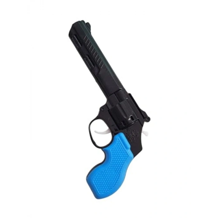 Büyük Boy Mantar Tabancası - 18 Kapasiteli Mavi Tabanca