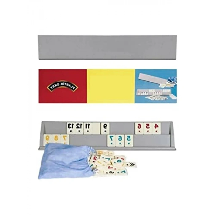 Büyük Boy Plastik Okey Takımı Seti