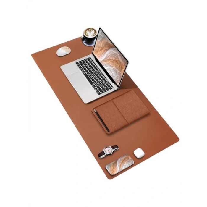 Büyük Boy PU Deri Mouse Pad, Dikişli Kenar, Dayanıklı Ofis Kullanımı