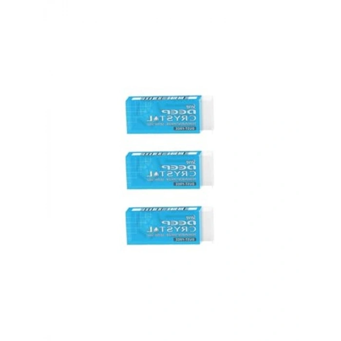 Büyük Boy Şeffaf Silgi, 3lü Paket, Kaliteli Silme Performansı