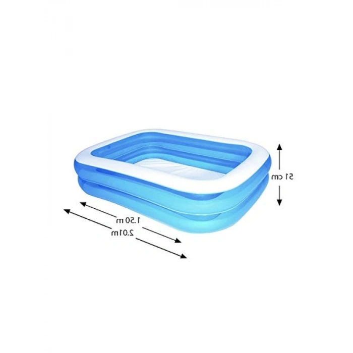Büyük Dikdörtgen Aile Havuzu 201x150x51 cm