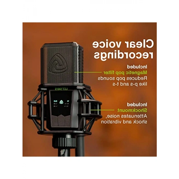 Büyük diyafram kondansatör mikrofon, profesyonel ses kaydı