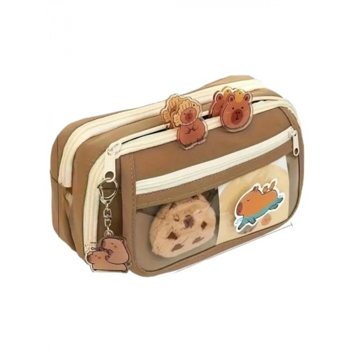 Büyük Kapasiteli Kalem Kutusu - Sevimli Tasarım ile