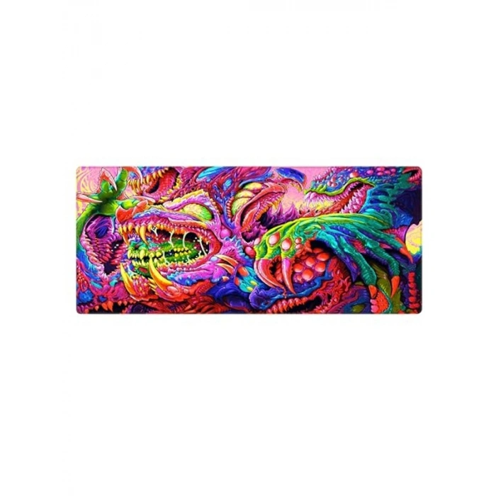 Büyük Oyuncu Mouse Pad, 70x30 cm, Dikişli ve Hızlı Kullanım