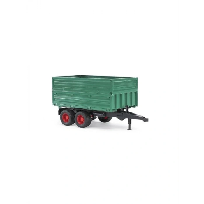 Büyük Yeşil Damperli Römork Ölçekli Model (1:16)