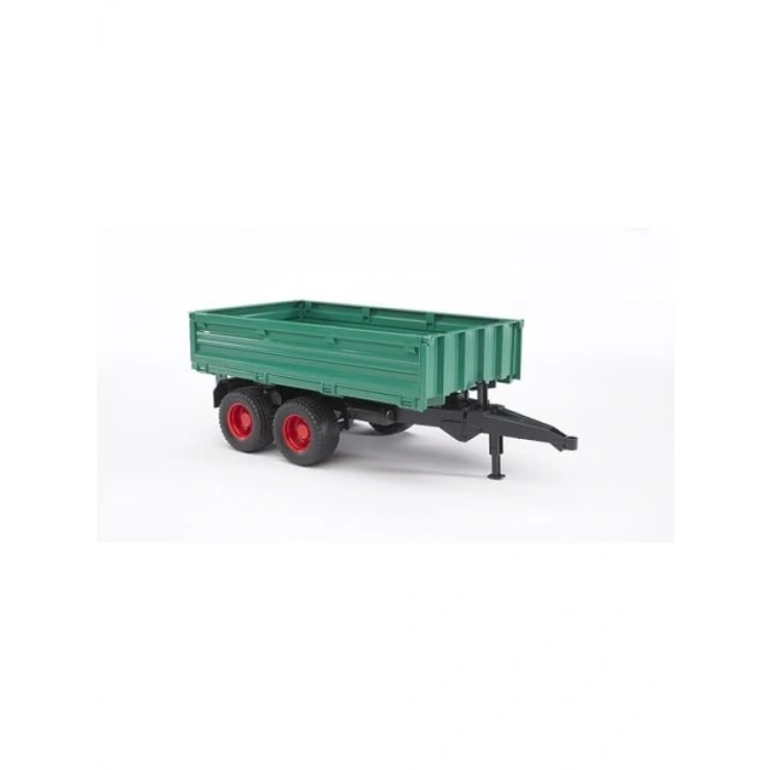 Büyük Yeşil Damperli Römork Ölçekli Model (1:16)