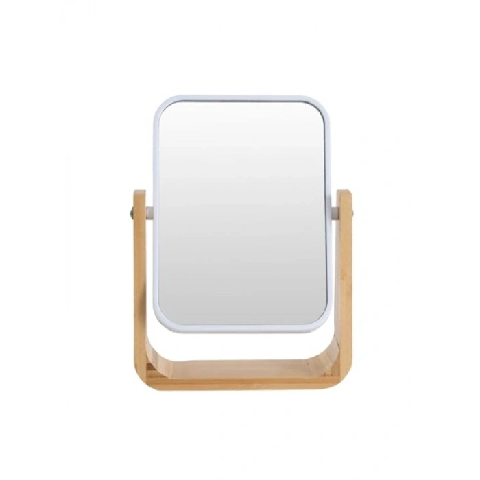 Büyüteçli Ayna, 16 x 5.8 x 21.8 cm, Boho Bambu Tasarım