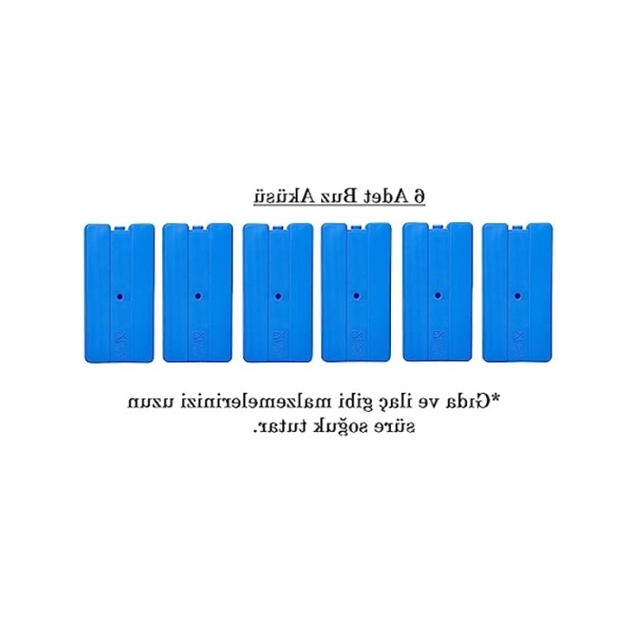 Buz Aküsü Buz Kasedi Ice Box 6lı Set (370 ml x 6)