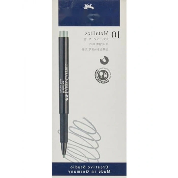 Buz Mavisi Metalik Markör Seti - 10lu