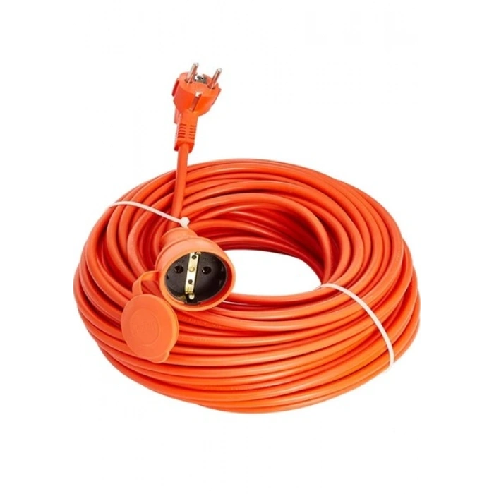 Bylion 10 Metre Seyyar Uzatma Kablosu 3x1.5 mm Turuncu Kablo