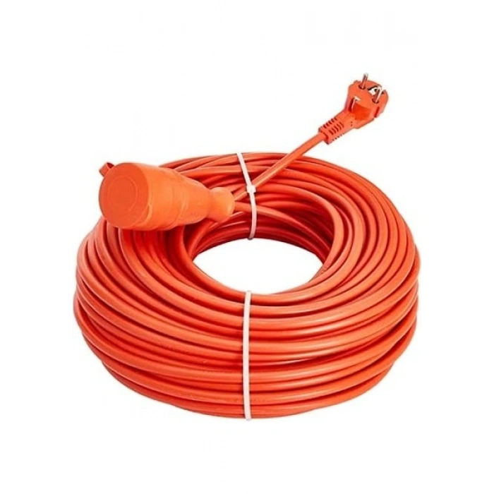 Bylion 10 Metre Seyyar Uzatma Kablosu 3x1.5 mm Turuncu Kablo