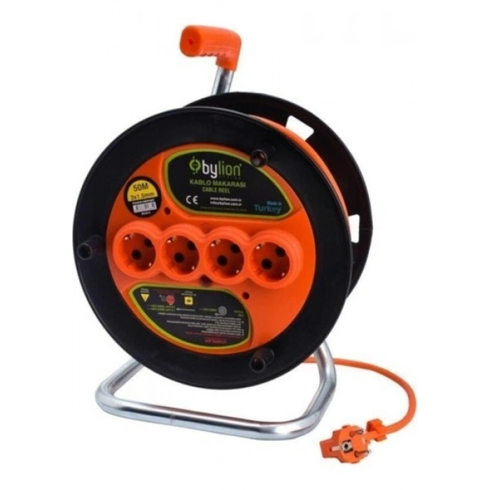 Bylion Seyyar Makaralı Uzatma 3*1,5 mm 35 M Termal Sigortalı