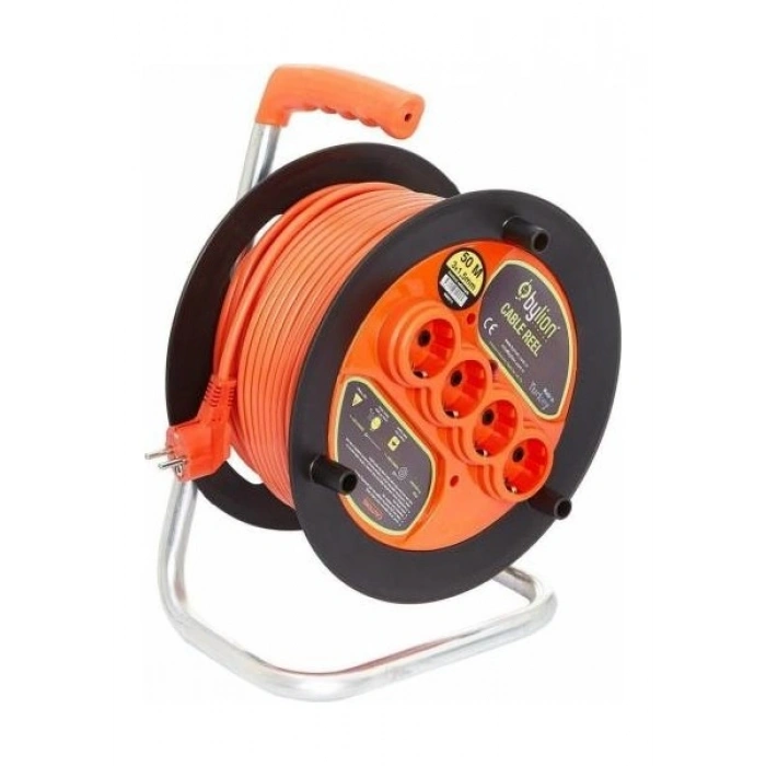 Bylion Seyyar Makaralı Uzatma Kablosu 20 Metre 3 x 2,5