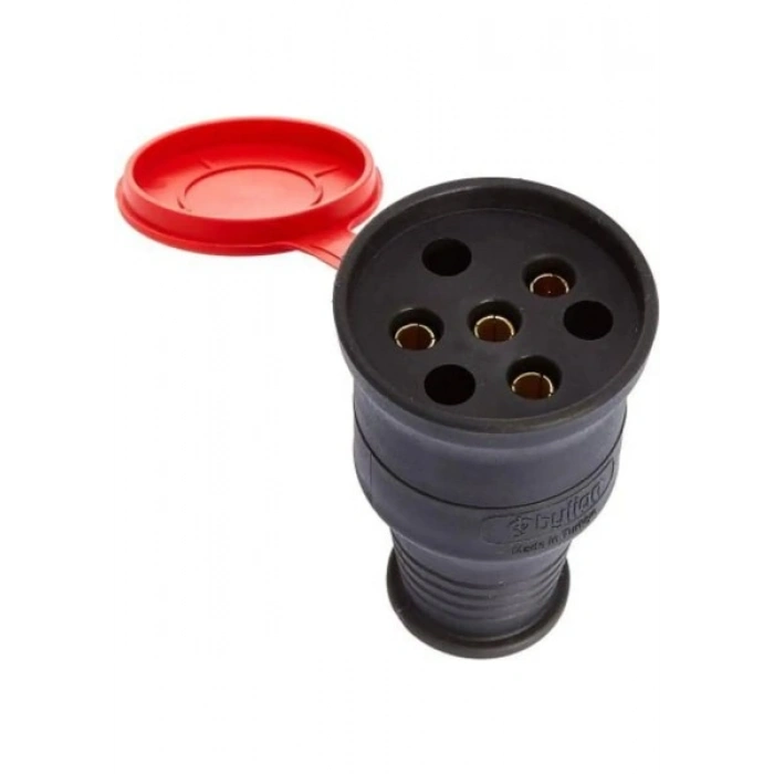 Bylion Trfz. Kauçuk Düz (Dişi) Fiş 3X25A