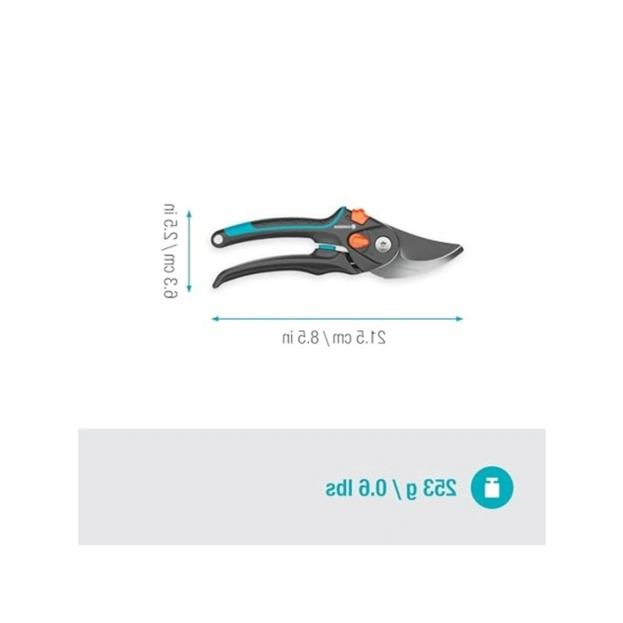 Bypass Bahçe Makası, 24 mm Kesme Çapı ve Ahşap Sap Tasarımı