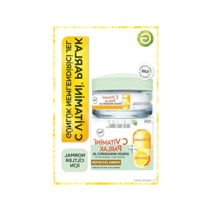 C Vitamini İçeren Parlak Günlük Nemlendirici Jel 50 ml