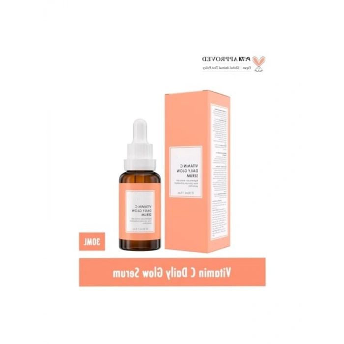 C Vitamini ve Peptid Aydınlatıcı Cilt Bakım Serumu, 30ml