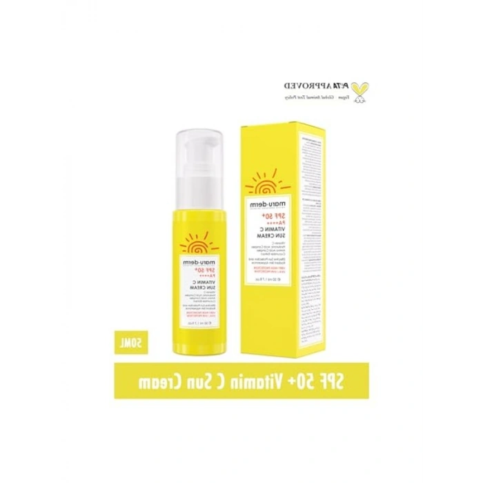 C Vitaminli Yüksek Korumalı Güneş Kremi, 50 ml Hacmi ile