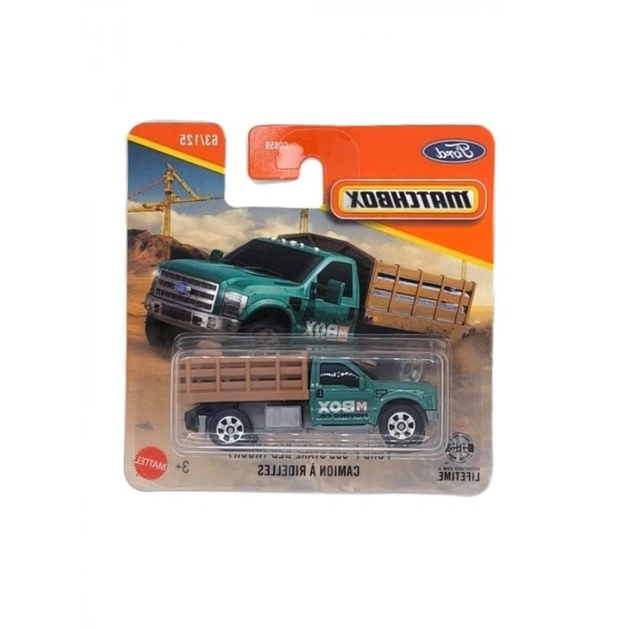 C0859 Matchbox 1:64 Tekli Arabalar FORD F350 STAKE BED TRUCK JHN97
