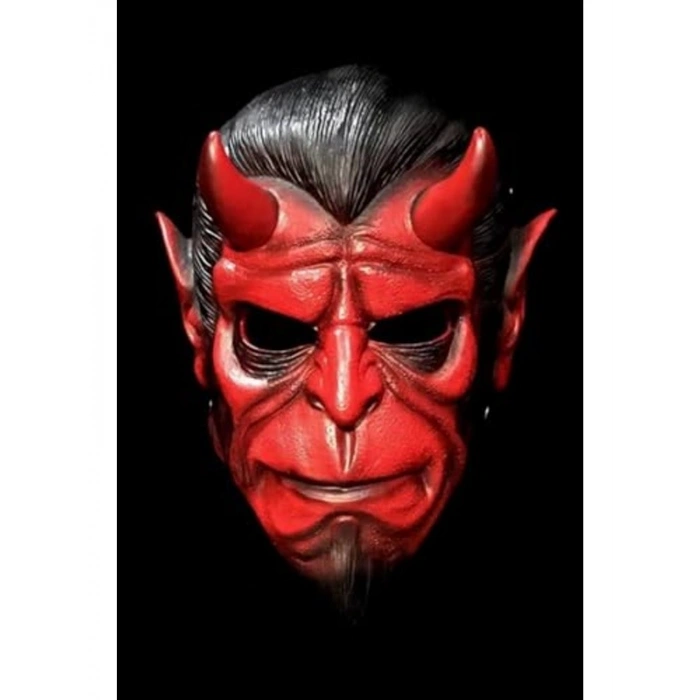 Cadılar Bayramı için Kırmızı Hellboy Temalı Maske
