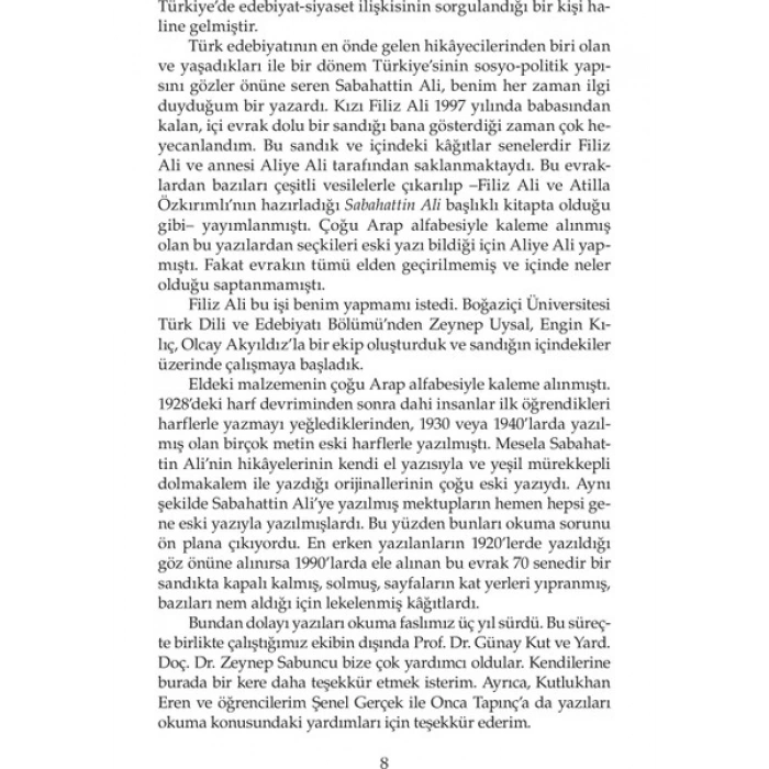 Çakıcının İlk Kurşunu – Sabahattin Ali İmzalı Normal Boy Eser
